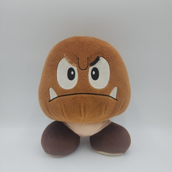 Goomba Brown Super Mario Enemy Plush Toy Banpresto Japan 10" Nintendo 2006‎ - Picture 1 of 10